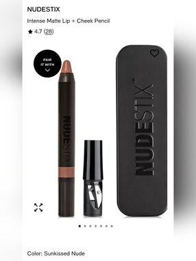NUDESTIX Intense Matte Lip+Cheek Pencil - Sunkissed Nude